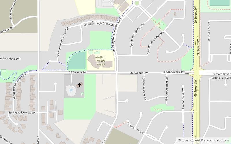 Springbank Hill location map