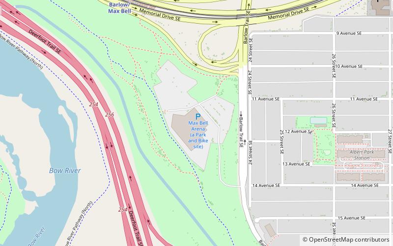 Max Bell Centre location map