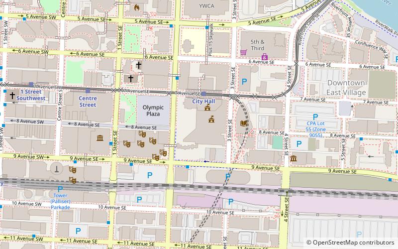 Calgary Municipal Building location map