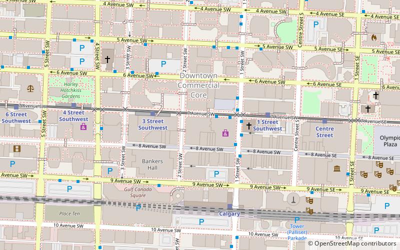 Stephen Avenue Walk location map