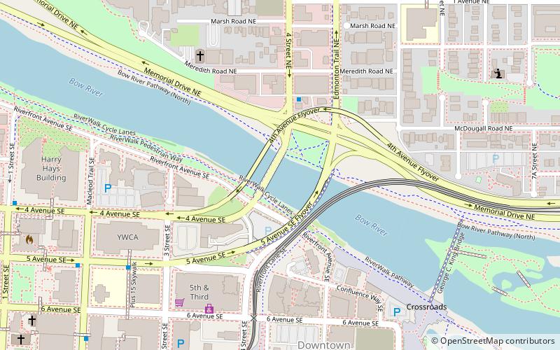 Reconciliation Bridge location map