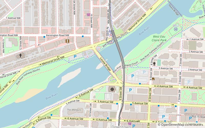 Louise Bridge location map