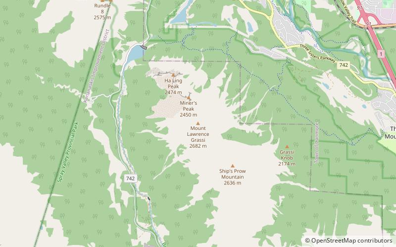 Mount Lawrence Grassi location map