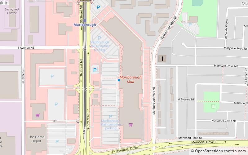 Marlborough Mall location map