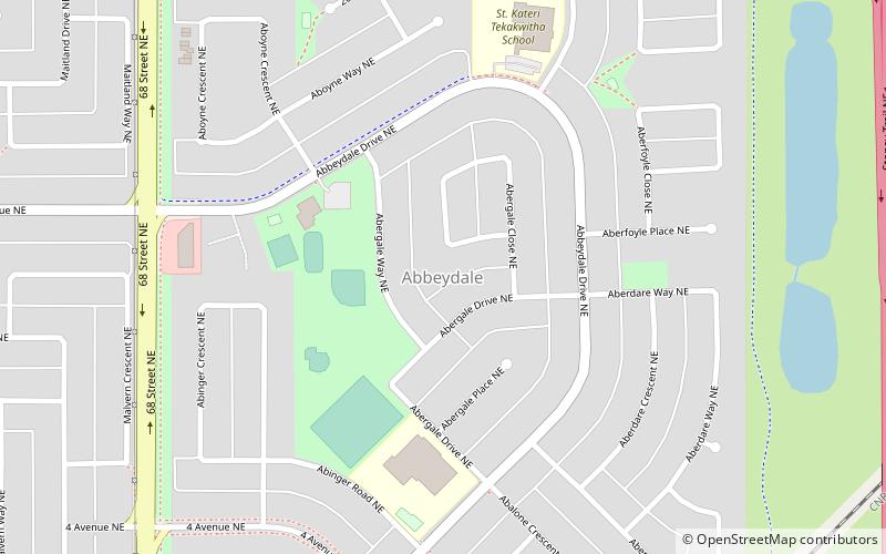 abbeydale calgary location map