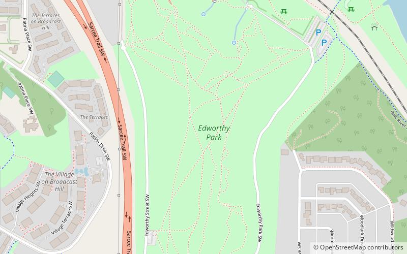 Edworthy Park location map