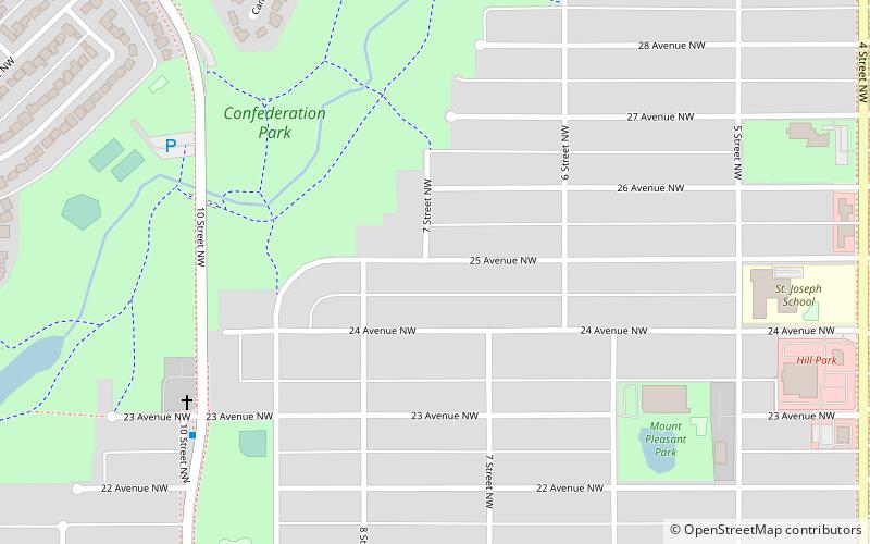 Confederation Park location map