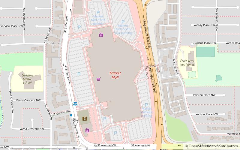 Market Mall location map