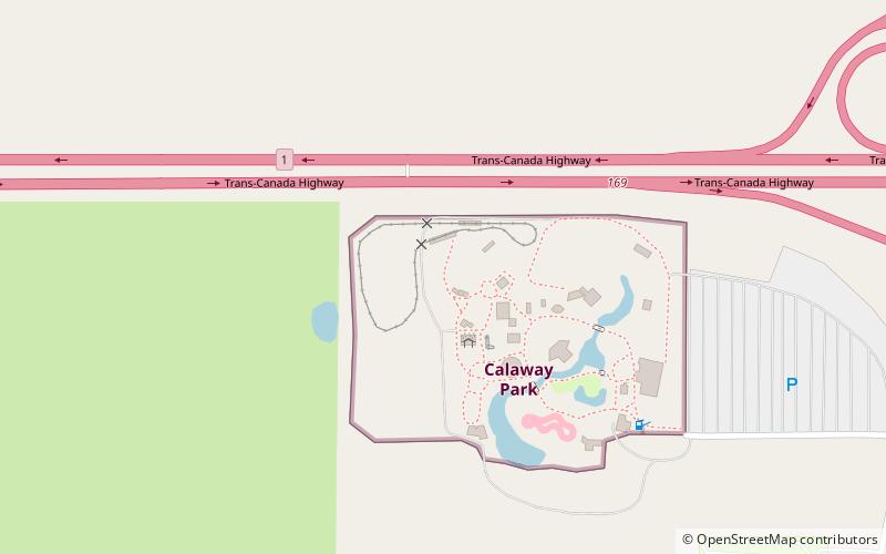 Vortex location map