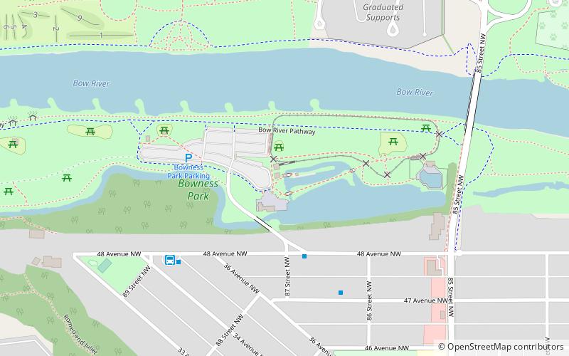 baker park calgary location map