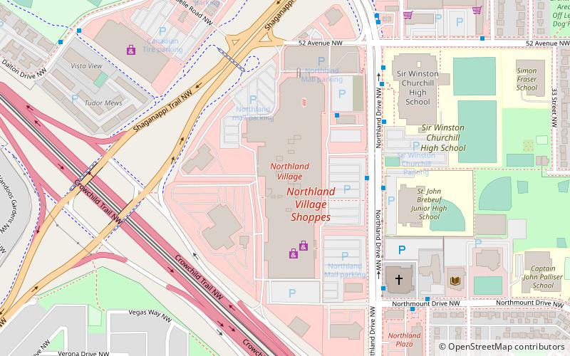 Northland Village Mall location map