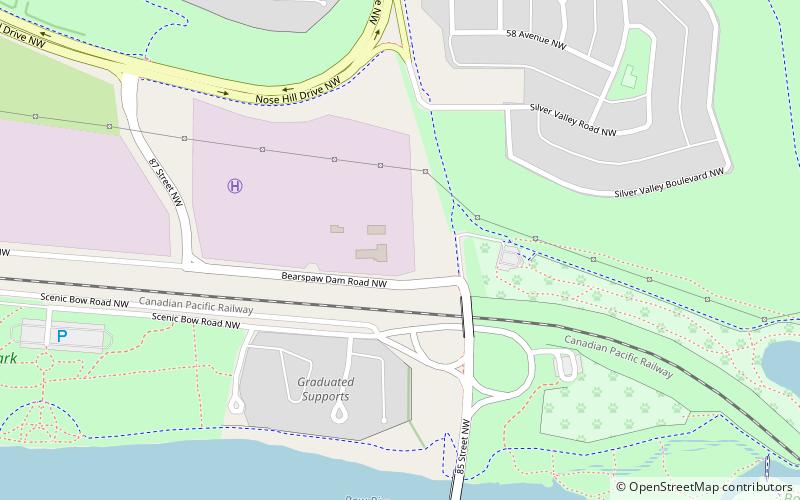 bowmont park calgary location map