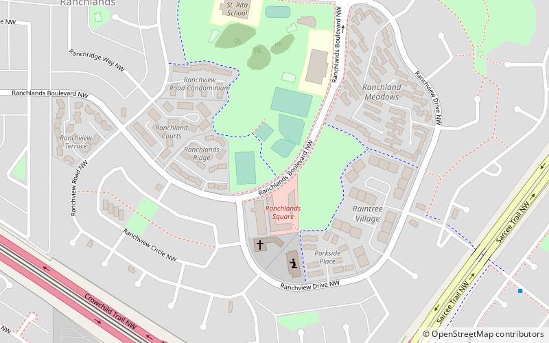 ranchlands calgary location map