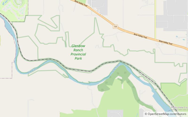 Parc provincial Glenbow Ranch location map