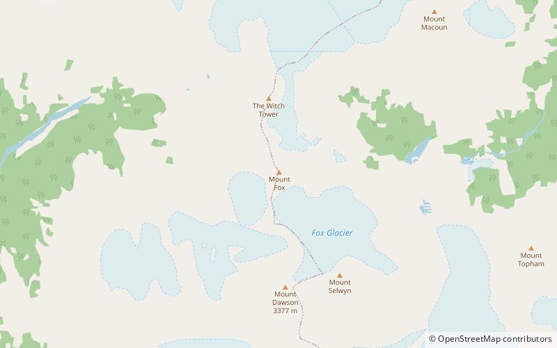 Mount Fox location map