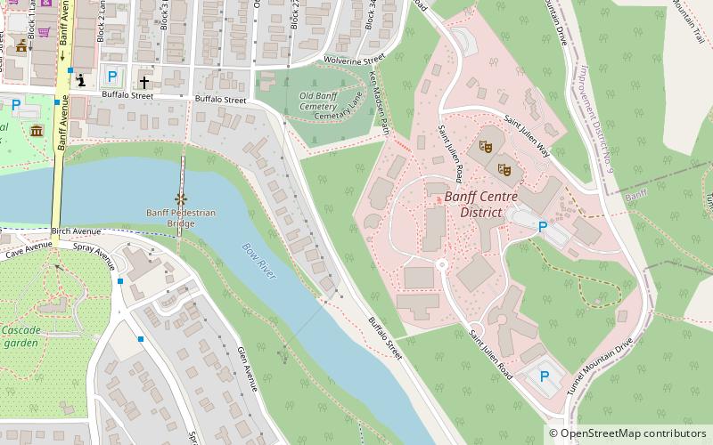 Banff International Research Station location map