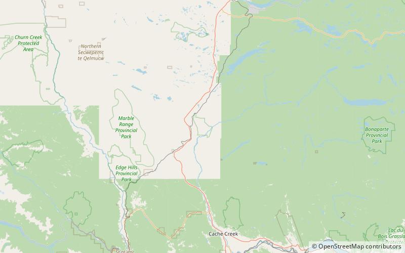 Chasm Provincial Park location map