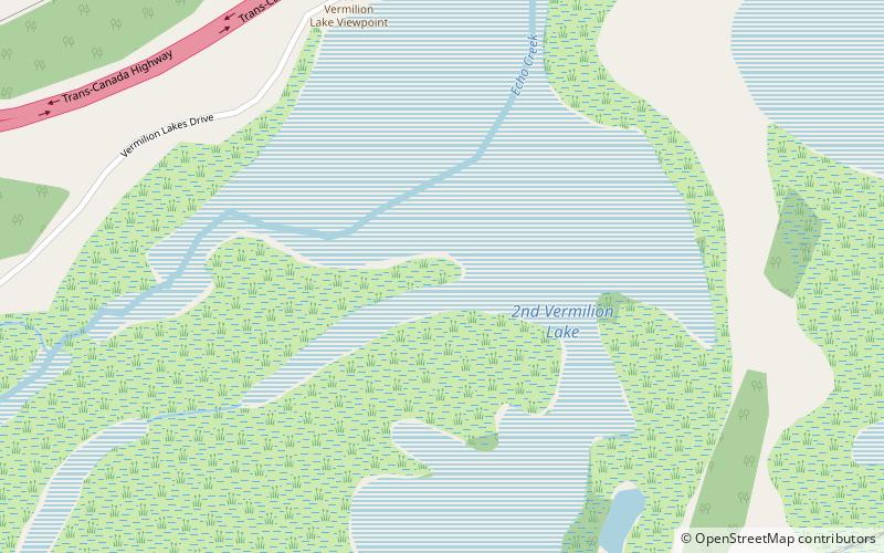 Vermilion Lakes location map