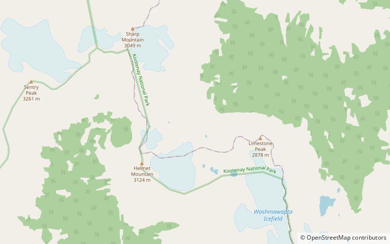 Helmet Falls location map