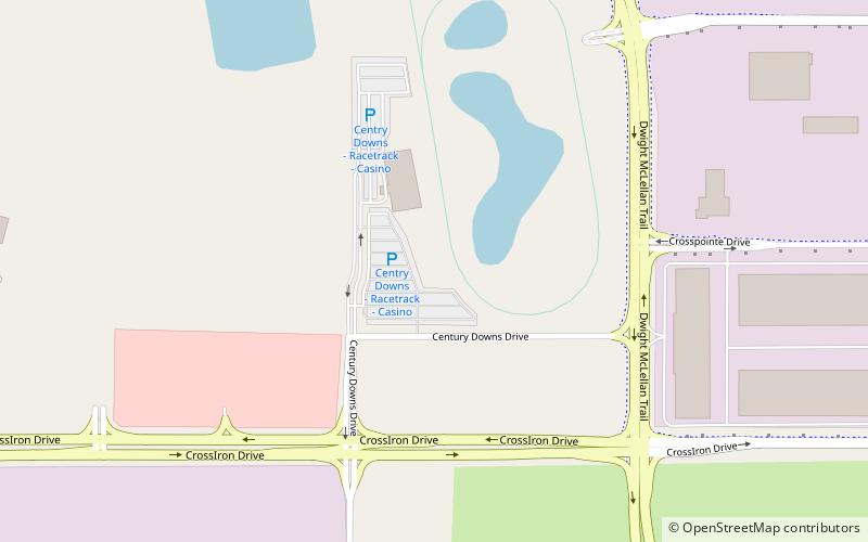 Century Downs Racetrack and Casino location map