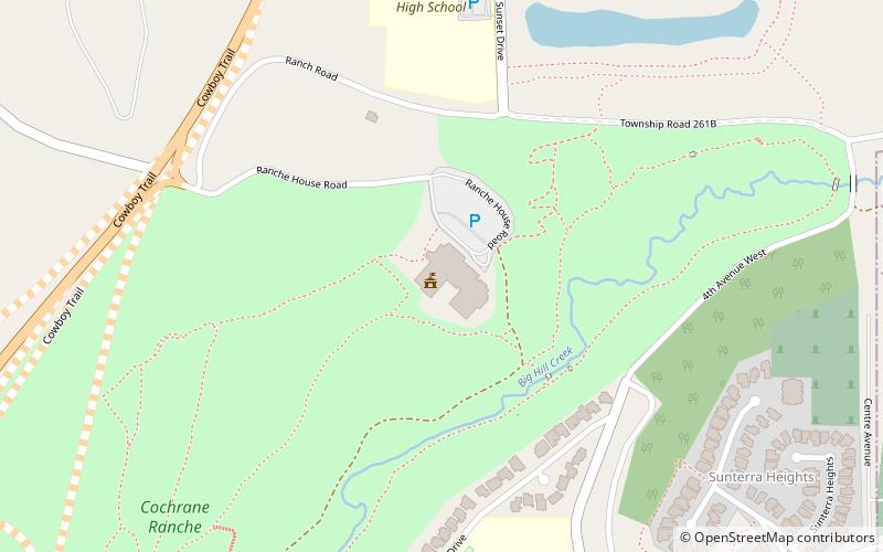 Cochrane RancheHouse location map