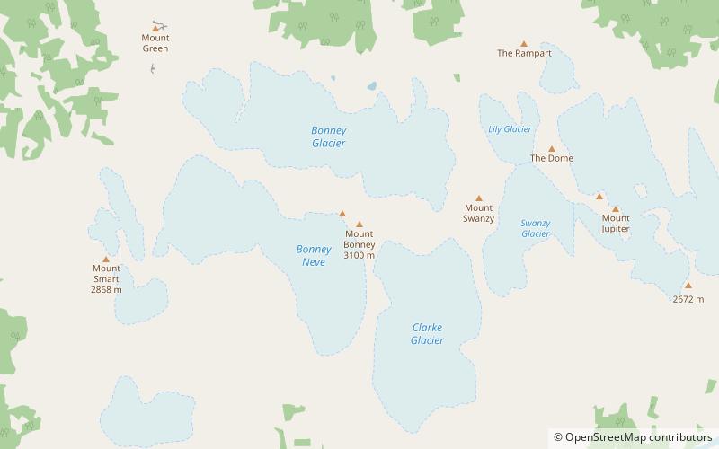 Mount Bonney location map