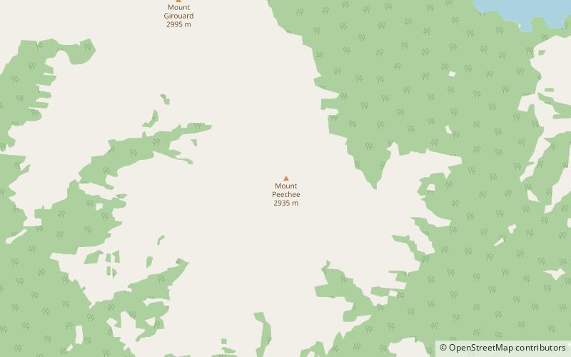 Mount Peechee location map