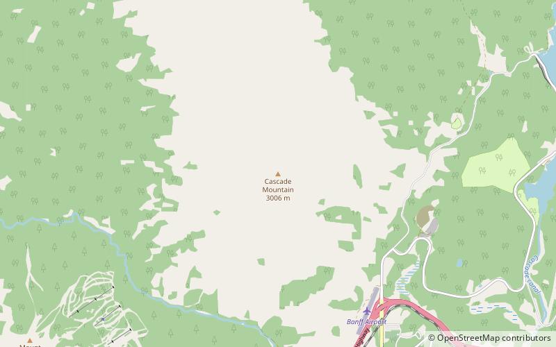 Cascade Mountain location map