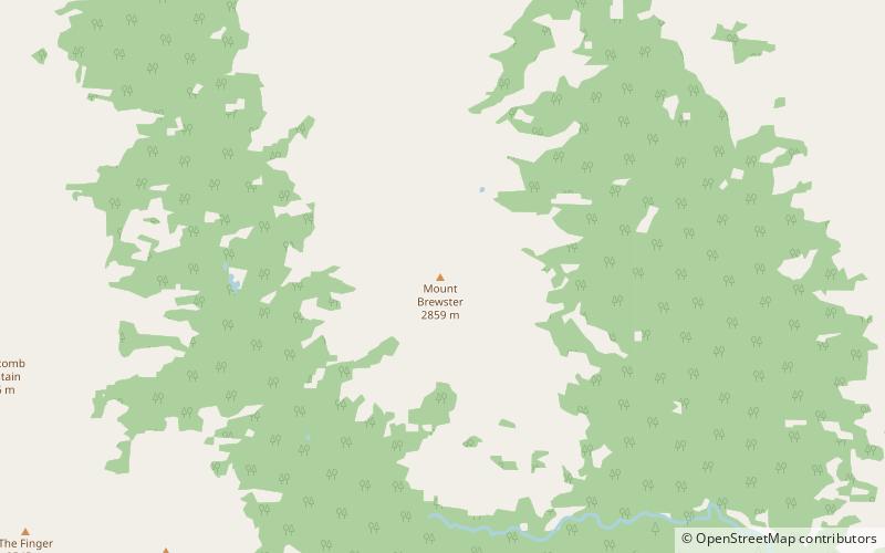 Mount Brewster location map