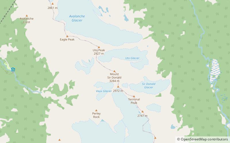 Mount Sir Donald location map