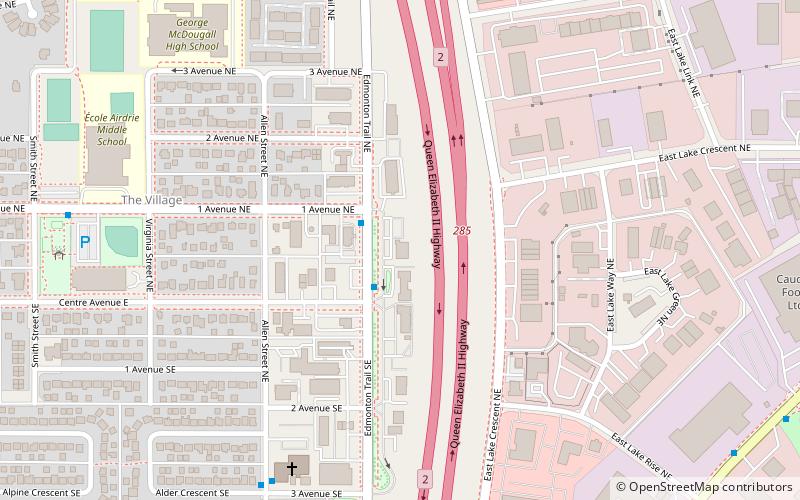 Airdrie Registry location map