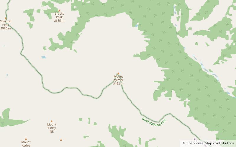Mount Aylmer location map