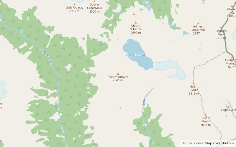 Park Mountain location map