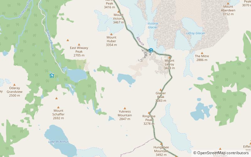 Lago Oesa location map