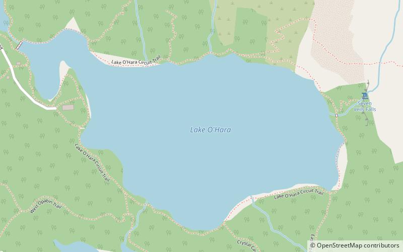Lago O'Hara location map