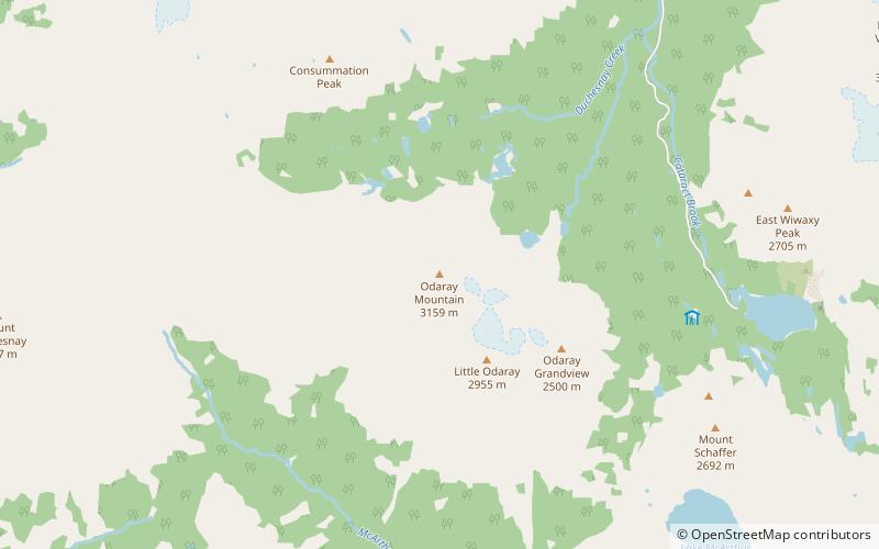 Odaray Mountain location map