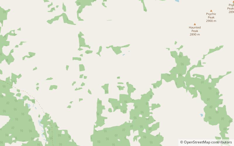 Palliser Range location map