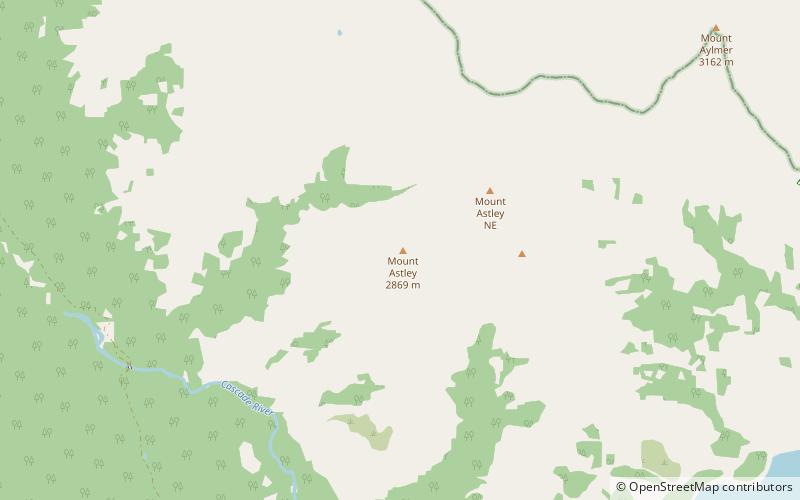 Mount Astley location map