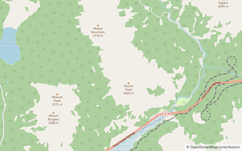 Schistes de Burgess location map