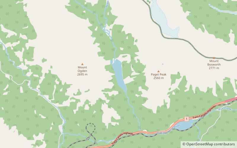 Sherbrooke Lake location map