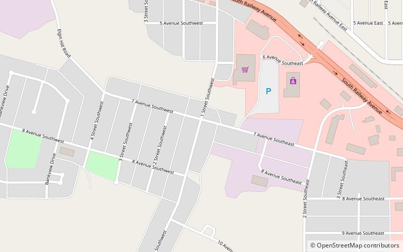 Bankview location map