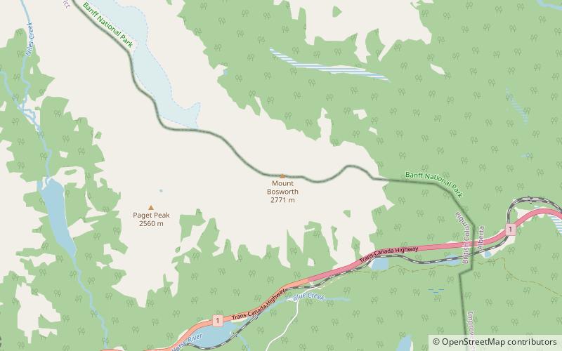 Mount Bosworth location map
