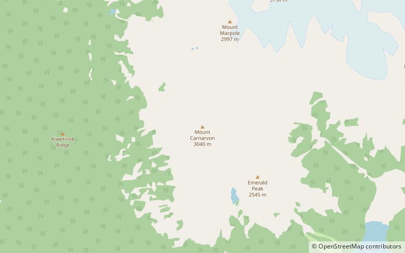 Mount Carnarvon location map
