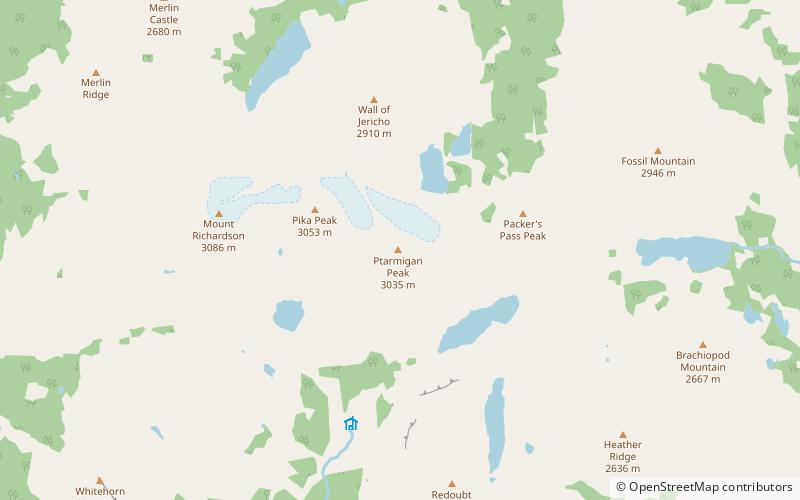 Ptarmigan Peak location map