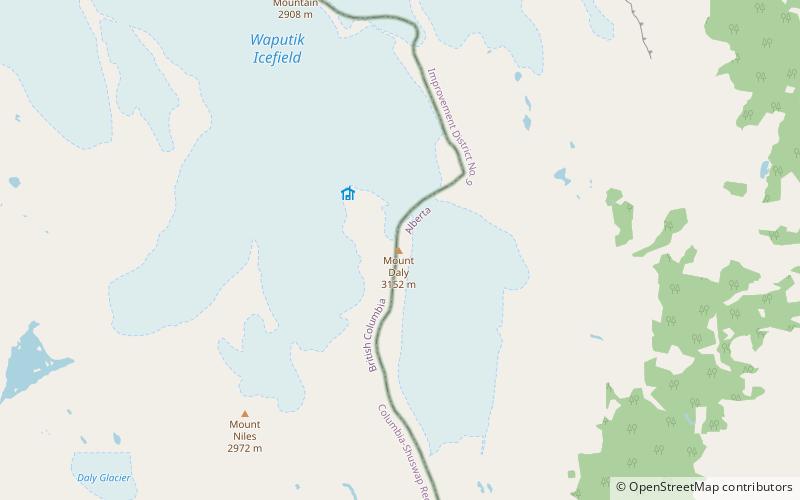 Mount Daly location map