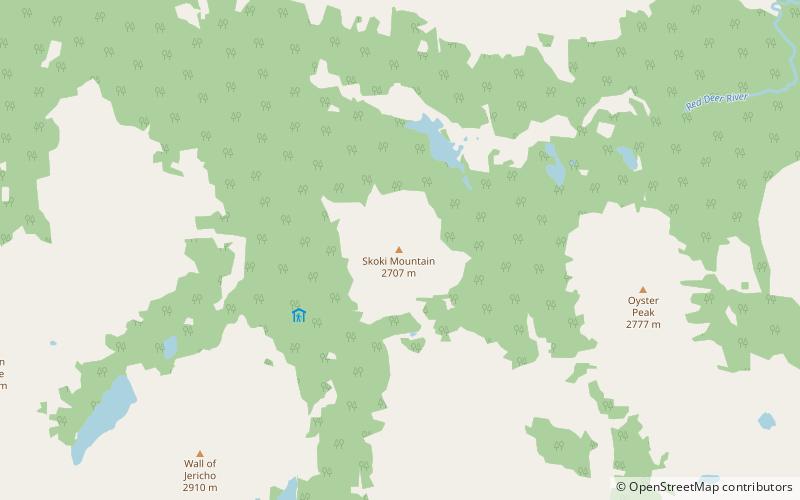Skoki Mountain location map