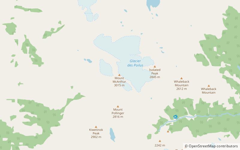 mount mcarthur park narodowy yoho location map
