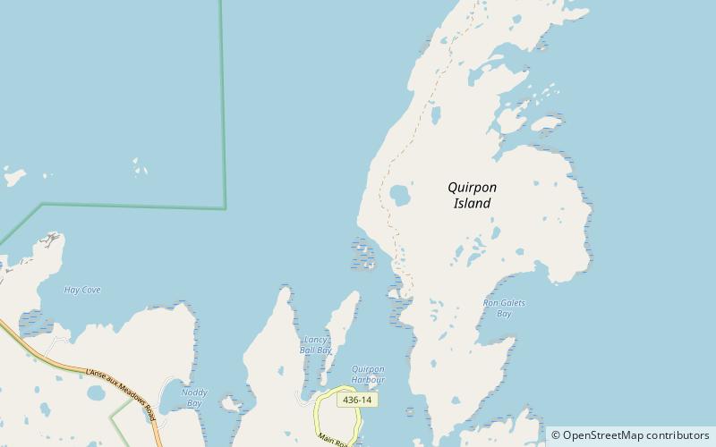 sealet head quirpon island location map