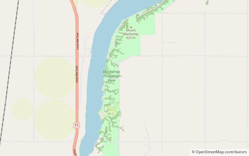 Blackstrap Provincial Park location map