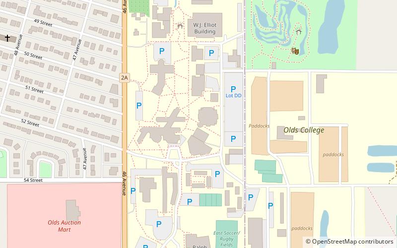 Olds College location map